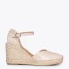 MiMaO ShopOnline NERJA VERNI – Espadrilles Compensées Talon Haut Avec Boucle BEIGE 22