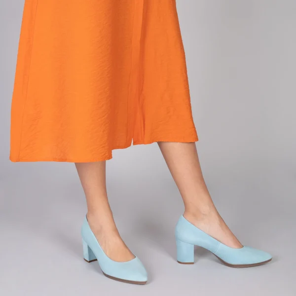 MiMaO ShopOnline URBAN S – Chaussures à Talon Moyen En Daim BLEU 7