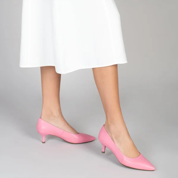 MiMaO ShopOnline URBAN KITTEN – Chaussures à Talon Kitten En Cuir Nappa ROSE 7