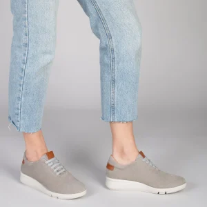 MiMaO ShopOnline FLY – Chaussures Décontractées à Talon Compensé TAUPE 19