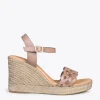 MiMaO ShopOnline OASIS – Espadrilles à Tige Tressée TAUPE 20
