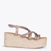 MiMaO ShopOnline ALAJAR – Sandales Compensées En Jute TAUPE 20