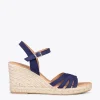 MiMaO ShopOnline HOYAMBRE – Sandales à Talon Compensé En Jute BLEU MARINE 20