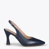MiMaO ShopOnline GLAM À BRIDE ARRIÈRE – Chaussures à Talon En Cuir Nappa BLEU MARINE 23