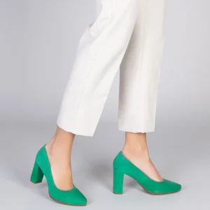 MiMaO ShopOnline URBAN – Chaussures à Talon Haut En Daim VERT 19