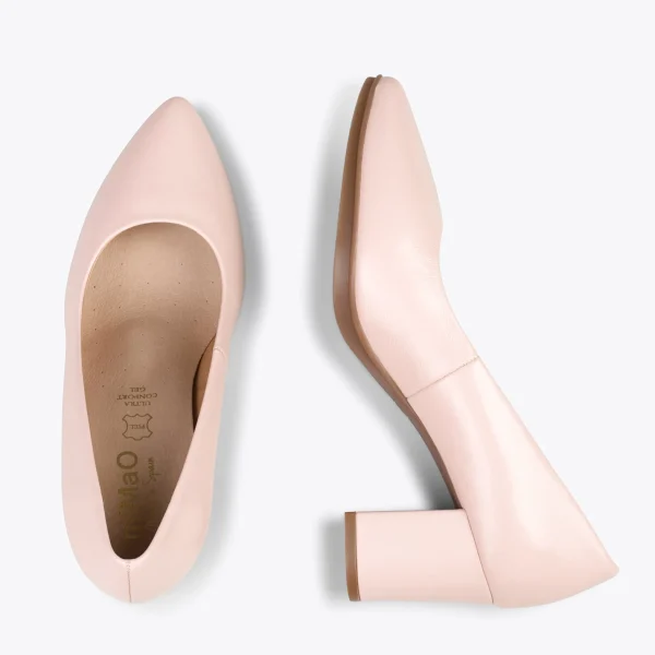 MiMaO ShopOnline URBAN S SOIRÉE – Chaussures à Talon Moyen En Cuir Nappa NUDE 3