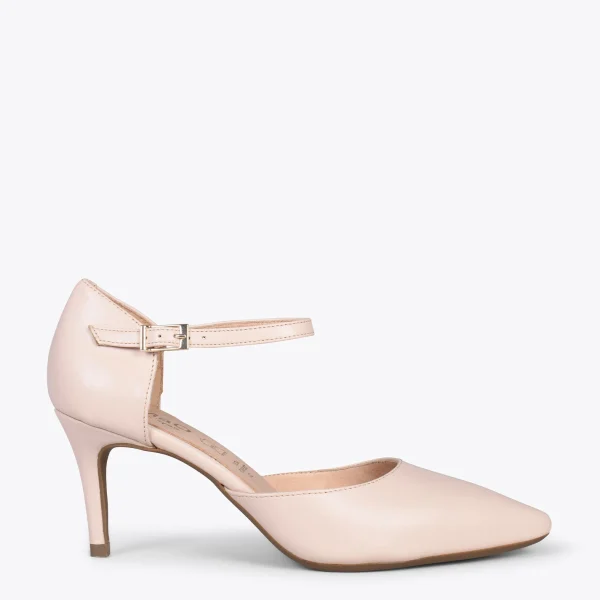 MiMaO ShopOnline DONNA – Chaussures De Soirée Confortables à Talon NUDE 1