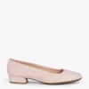MiMaO ShopOnline URBAN XS – Chaussures à Talon Bas En Cuir Daim NUDE 25