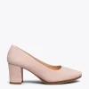 MiMaO ShopOnline URBAN S – Chaussures à Talon Moyen En Daim NUDE 23