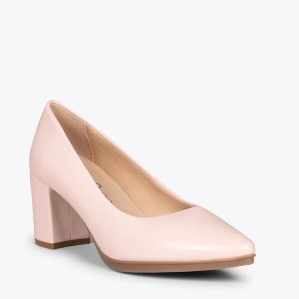 MiMaO ShopOnline URBAN S SOIRÉE – Chaussures à Talon Moyen En Cuir Nappa NUDE 5