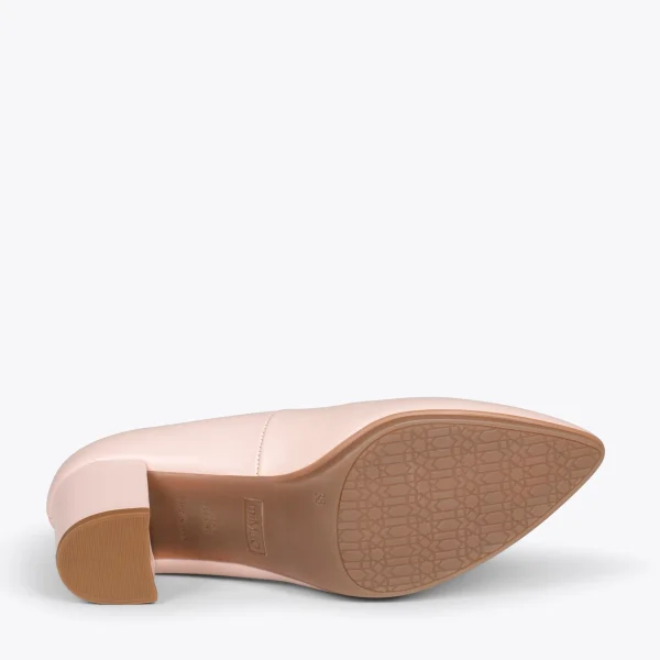 MiMaO ShopOnline URBAN S SOIRÉE – Chaussures à Talon Moyen En Cuir Nappa NUDE 6