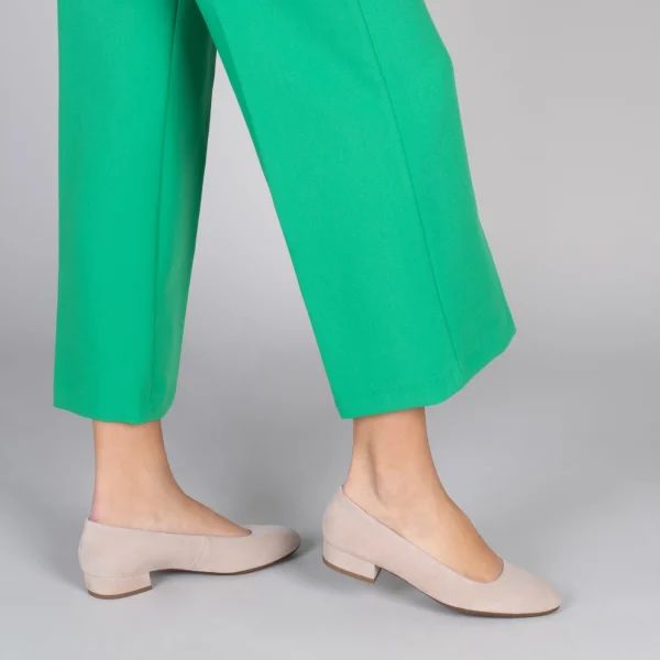 MiMaO ShopOnline URBAN XS – Chaussures à Talon Bas En Cuir Daim NUDE 7