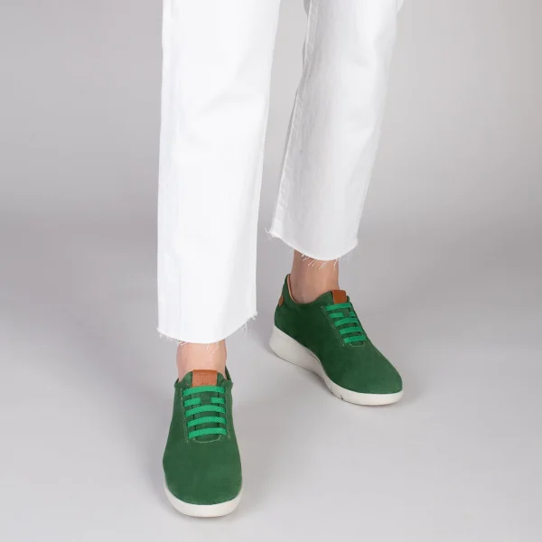 MiMaO ShopOnline FLY – Chaussures Décontractées à Talon Compensé VERT 7