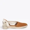 MiMaO ShopOnline ALGARVE – Espadrilles Plates Pour Femme CAMEL 20