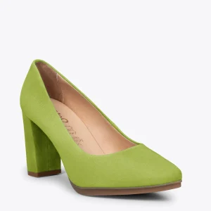 MiMaO ShopOnline URBAN – Chaussures à Talon Haut En Daim VERT PISTACHE 15
