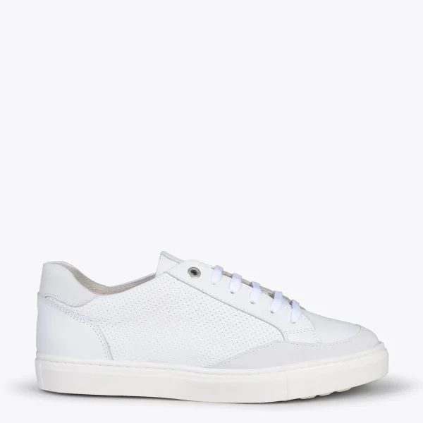 MiMaO ShopOnline SNEAKER MIL PUNTOS – Tennis Casual Pour Femme BLANC 1