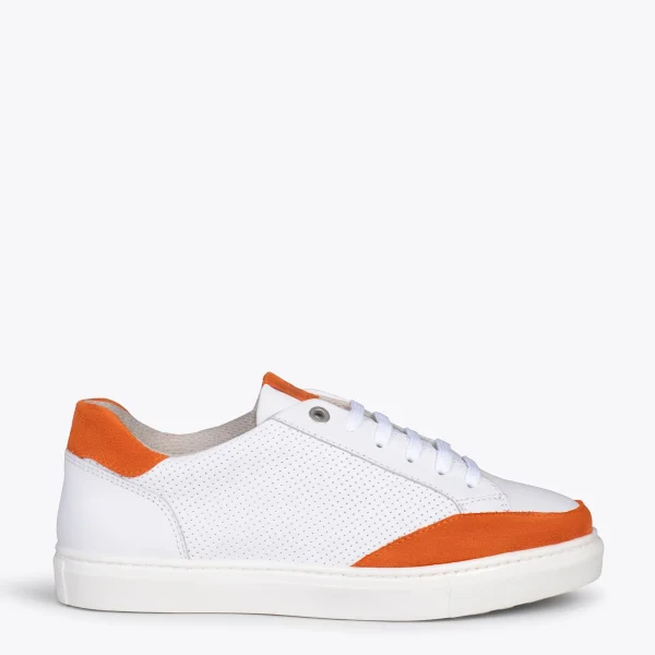 MiMaO ShopOnline SNEAKER MIL PUNTOS – Tennis Casual Pour Femme ORANGE 1