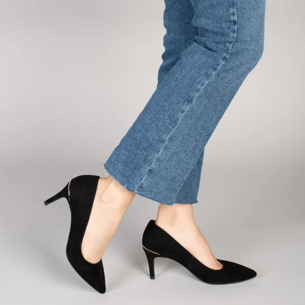 MiMaO ShopOnline STILETTO MIDNIGHT – Chaussures à Talon Aiguille Et Détail Métallique NOIR 7