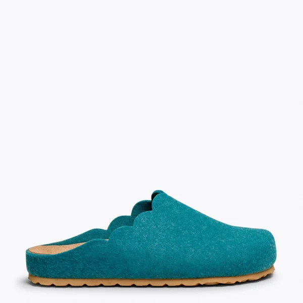 MiMaO ShopOnline SWEET HOME – Pantoufles Pour Femme BLEU 1