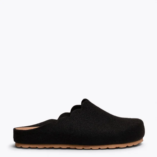 MiMaO ShopOnline SWEET HOME – Pantoufles Pour Femme NOIR 1
