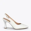 MiMaO ShopOnline GLAM À BRIDE ARRIÈRE – Chaussures à Talon En Cuir Nappa BLANC 20