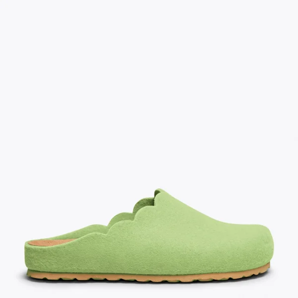 MiMaO ShopOnline SWEET HOME – Pantoufles Pour Femme VERT 1