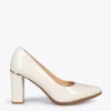 MiMaO ShopOnline URBAN VERNI – Chaussures à Talon En Cuir Verni Et Détail Métallique OS 23