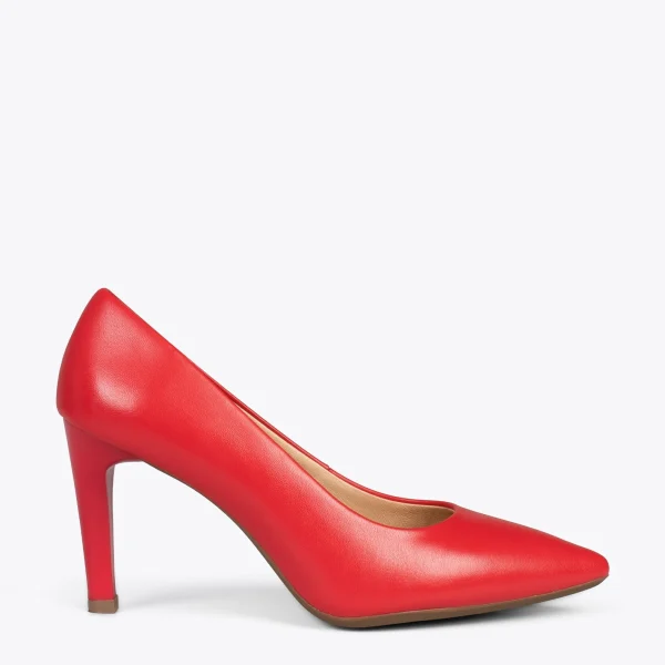 MiMaO ShopOnline GLAM – Chaussures élégantes à Talon Haut ROUGE 1