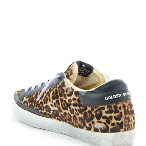 GOLDEN GOOSE Baskets Superstar Cuir Léopard 16