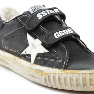 GOLDEN GOOSE Baskets Old School Coton Noir Blanc 14