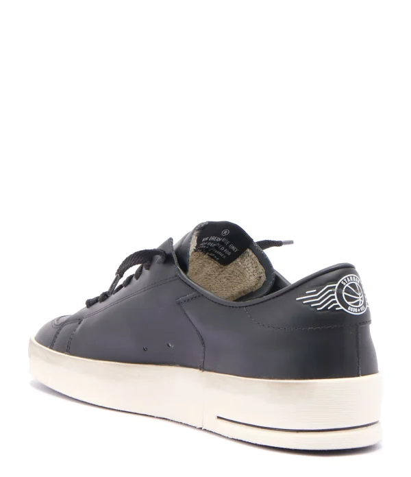 GOLDEN GOOSE Baskets Homme Stardan Cuir Noir 4