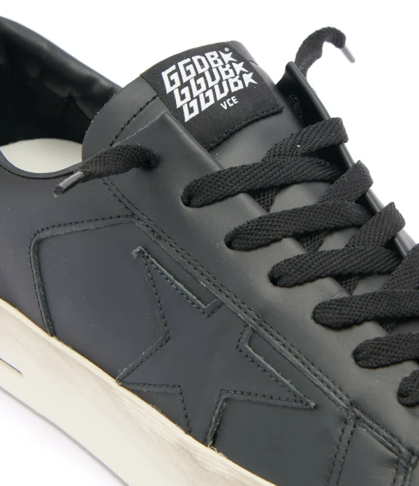 GOLDEN GOOSE Baskets Homme Stardan Cuir Noir 5