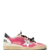 GOLDEN GOOSE Baskets Ball Star Cuir Rose 20