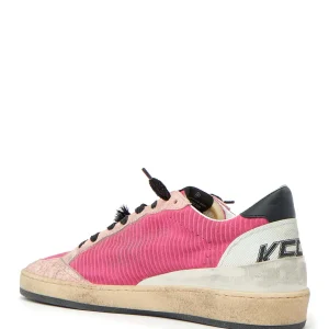 GOLDEN GOOSE Baskets Ball Star Cuir Rose 11