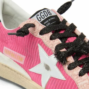 GOLDEN GOOSE Baskets Ball Star Cuir Rose 15