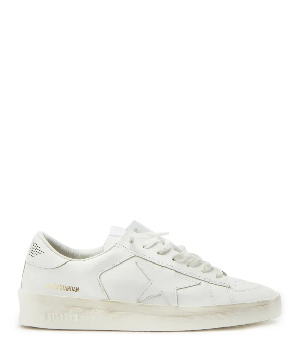 GOLDEN GOOSE Baskets Stardan Cuir Blanc 1