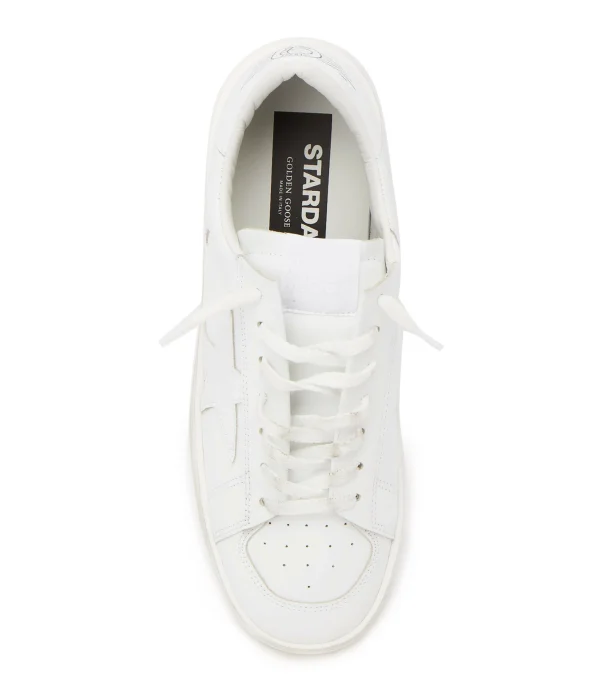 GOLDEN GOOSE Baskets Stardan Cuir Blanc 3