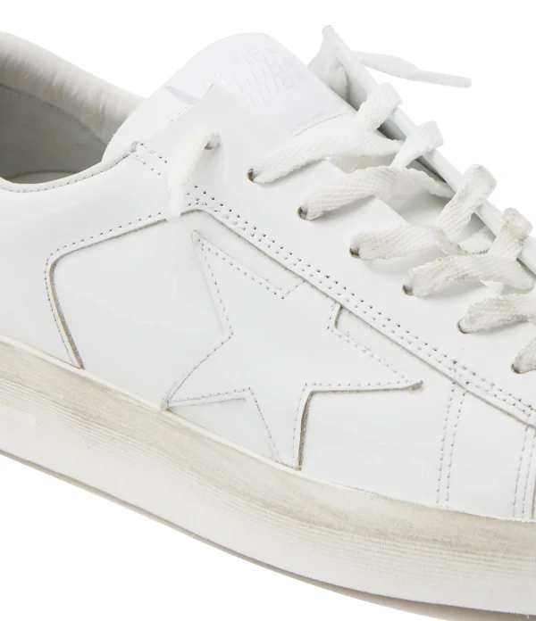 GOLDEN GOOSE Baskets Stardan Cuir Blanc 5
