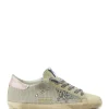 GOLDEN GOOSE Baskets Superstar Maille Crème Glitter 25