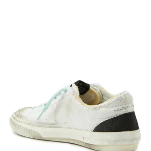 GOLDEN GOOSE Baskets Homme Superstar Toile Blanc Noir 10