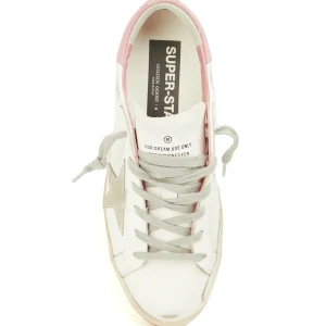 GOLDEN GOOSE Baskets Superstar Cuir Blanc Rose Pâle 10