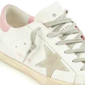 GOLDEN GOOSE Baskets Superstar Cuir Blanc Rose Pâle 14
