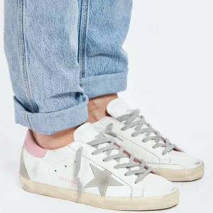 GOLDEN GOOSE Baskets Superstar Cuir Blanc Rose Pâle 16