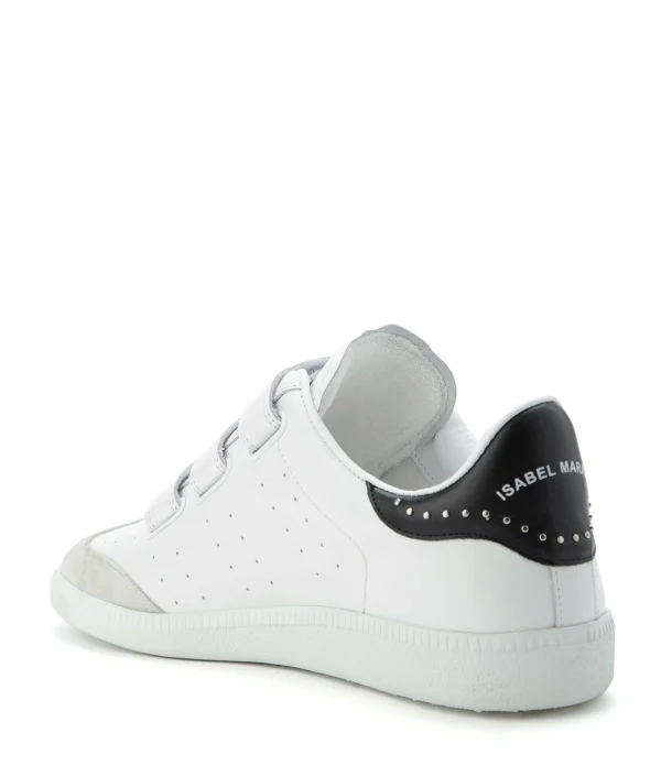 ISABEL MARANT Baskets Beth Cuir Noir 4