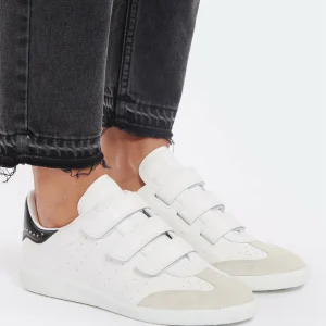 ISABEL MARANT Baskets Beth Cuir Noir 17