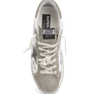 GOLDEN GOOSE Baskets Homme Superstar Imprimés Cuir Blanc Taupe 10