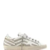 GOLDEN GOOSE Baskets Superstar Cuir Blanc Gris Platinum 22