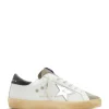 GOLDEN GOOSE Baskets Superstar Maille Blanc Taupe 44