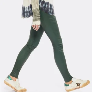 GOLDEN GOOSE Baskets Superstar Cuir Crème Léopard Vert 16