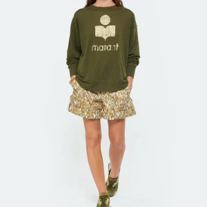 GHOUD VENICE Baskets Rush Low Mesh Militaire Doré 18